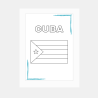 Bandera de Cuba para Colorear - Arte y Cultura