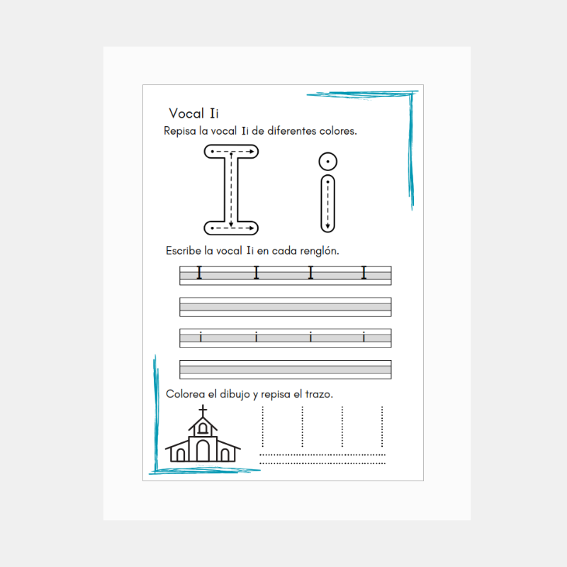 Actividades Vocal I | Material Educativo para Niños