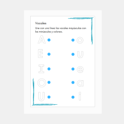 Actividades Vocales AEIOU | Material Educativo para Niños