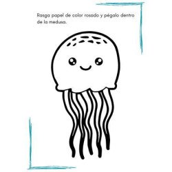 Actividades Rasgar y Pegar Papel (Colores) | Motricidad Fina Infantil