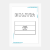 Bandera de Bolivia para Colorear - Arte y Cultura